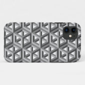 Dekoratives Hexagons-Mosaikmuster #6 Case-Mate iPhone Hülle (Rückseite (Horizontal))
