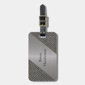 Dekoratives Imitat-Metallkundenspezifischer Gepäckanhänger (Vorderseite vertikal)