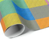 Dekoratives Karo Geschenkpapier (Rolleneckpunkt)