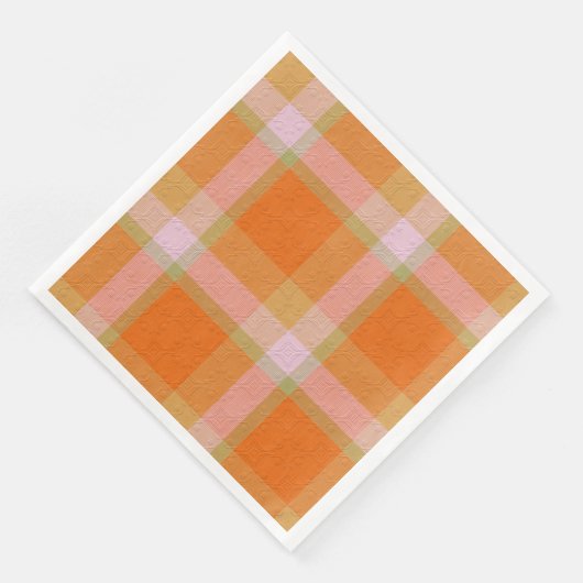 Dekoratives Karo Serviette (Ecke)
