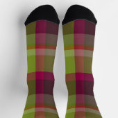 Dekoratives Karo Socken (Oben)
