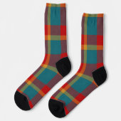 Dekoratives Karo Socken (Linkes Detail)