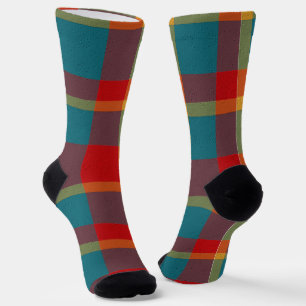 Dekoratives Karo Socken