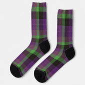 Dekoratives Karo Socken (Linkes Detail)