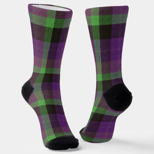 Dekoratives Karo Socken (Gewinkelt)
