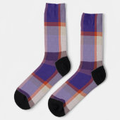 Dekoratives Karo Socken (Linkes Detail)