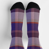 Dekoratives Karo Socken (Oben)