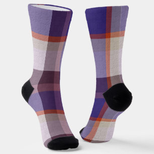 Dekoratives Karo Socken