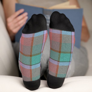 Dekoratives Karo Socken