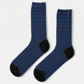 Dekoratives Karo Socken (Linkes Detail)