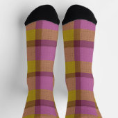 Dekoratives Karo Socken (Oben)