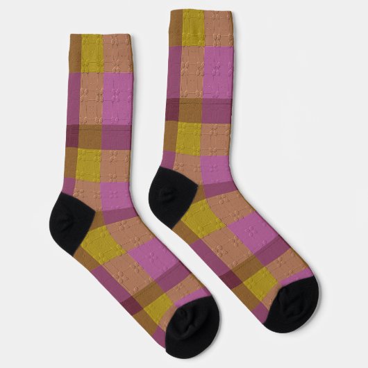 Dekoratives Karo Socken (Rechts)