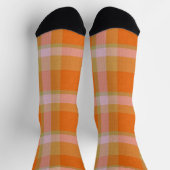 Dekoratives Karo Socken (Oben)
