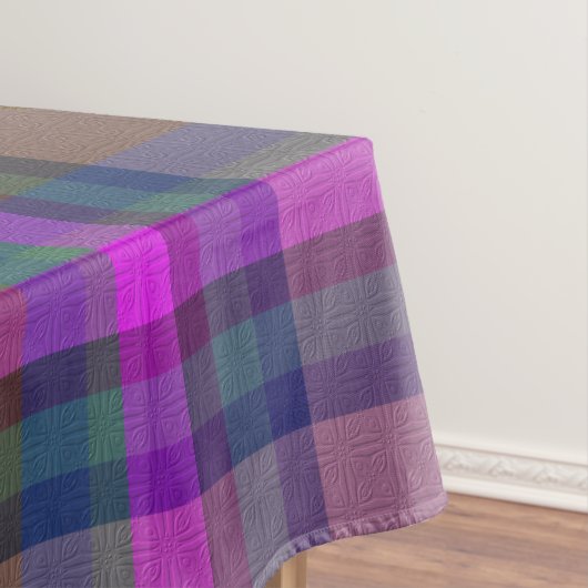 Dekoratives Karo Tischdecke (Beispiel)