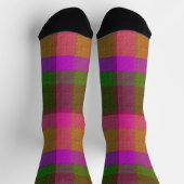 Dekoratives Karomuster Socken (Oben)