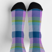 Dekoratives Karomuster Socken (Oben)