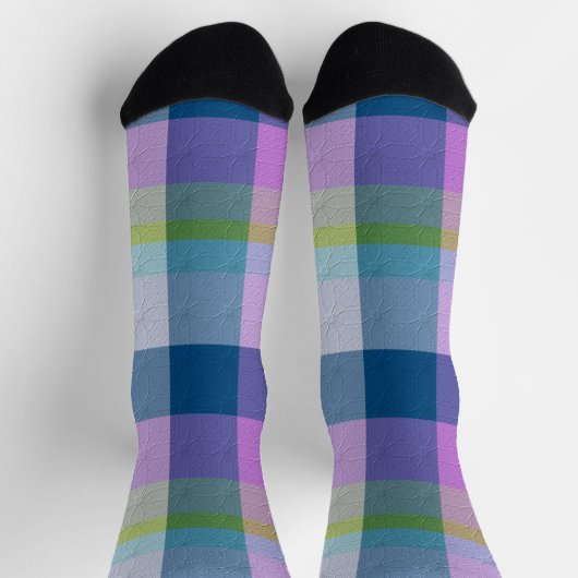Dekoratives Karomuster Socken (Oben)
