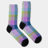 Dekoratives Karomuster Socken (Rechts)