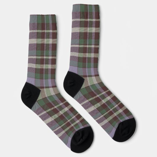 Dekoratives Karomuster Socken (Rechts)
