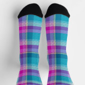 Dekoratives Karomuster Socken (Oben)