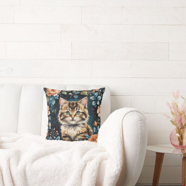 Dekoratives Kätzchen- und Windelkissen Kissen (Liege)