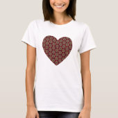 Dekoratives Kirschblütenmuster T-Shirt (Vorderseite)