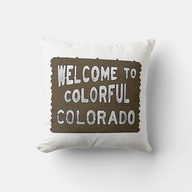 Dekoratives Kissen bunten (Vorderseite)