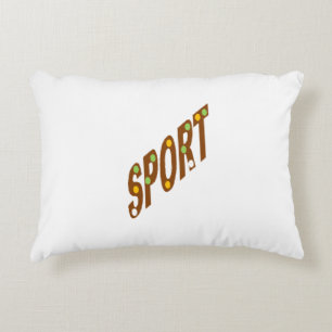 Dekoratives Kissen Kinder SPORT SCHOKOLADE  BONBON