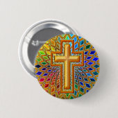 DEKORATIVES KREUZ BUTTON (Vorne & Hinten)