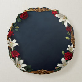 Dekoratives, kundenspezifisches Rundwurfkissen Rundes Kissen