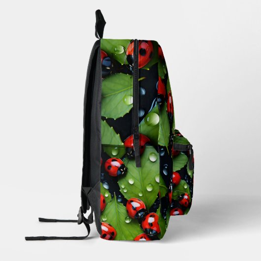 Dekoratives Ladybug-Muster Bedruckter Rucksack (Links)