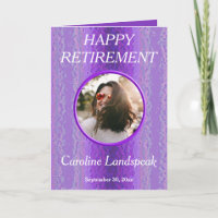 Dekoratives Lila Metall-1-Foto-Collage Rente