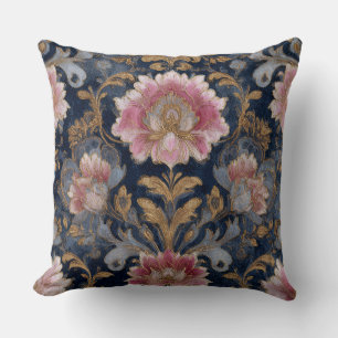 Dekoratives Luxuriöses Blumenmuster-Zierkissen Kissen
