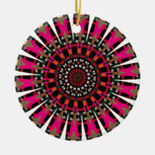 Dekoratives Mandala Keramik Ornament