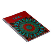 Dekoratives Mandala Notizbuch Notizblock (Rechte Seite)