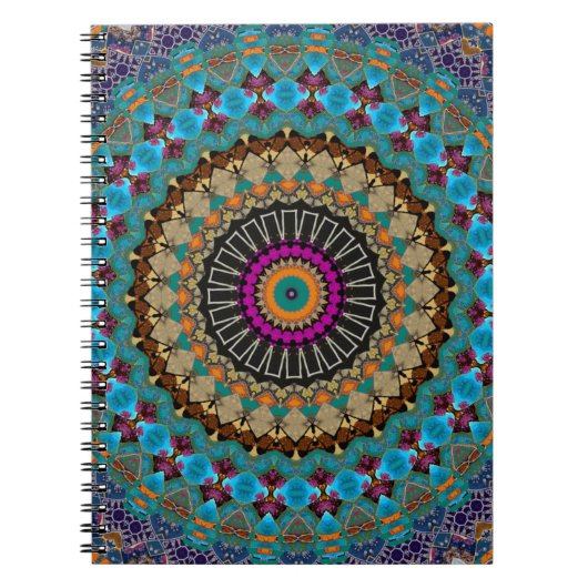 Dekoratives Mandala-Notizbuch Notizblock (Vorderseite)