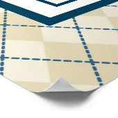 Dekoratives Mermaid-Zeichenposter Poster (Ecke)