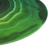 Dekoratives modernes grünes modisches schneidebrett (Ecke)