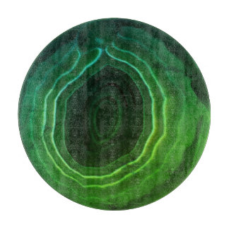 Dekoratives modernes grünes modisches schneidebrett