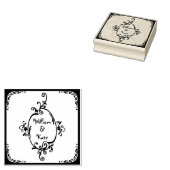 Dekoratives Monogramm Gummistempel (Stempel)