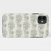 Dekoratives Muschel-Muster Case-Mate iPhone Hülle (Rückseite (Horizontal))