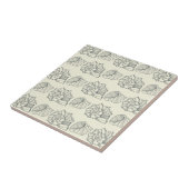 Dekoratives Muschel-Muster Fliese (Seite)