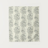 Dekoratives Muschel-Muster Wandteppich (Vorderseite)