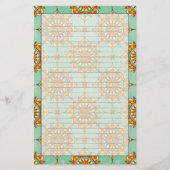 Dekoratives Muster Briefpapier (Vorderseite)