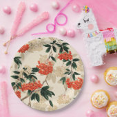 Dekoratives Muster der Berry Floral Pappteller (Party)