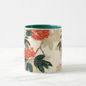 Dekoratives Muster der Berry Floral Tasse (Zentrum)