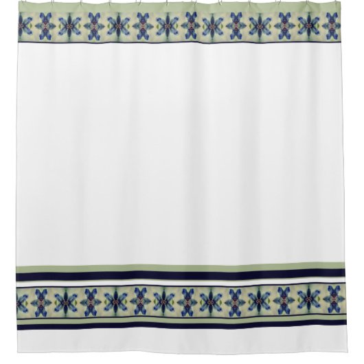 Dekoratives Muster Duschvorhang (Vorderseite)