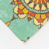 Dekoratives Muster Fleecedecke (Ecke)