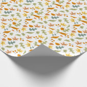Dekoratives Muster für Herbst-Vibes Geschenkpapier (Ecke)