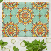 Dekoratives Muster Handtuch (Gefaltet)